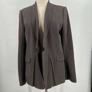 Halston Heritage Long Sleeve Open Front Jacket Ladies Size 8 NEW